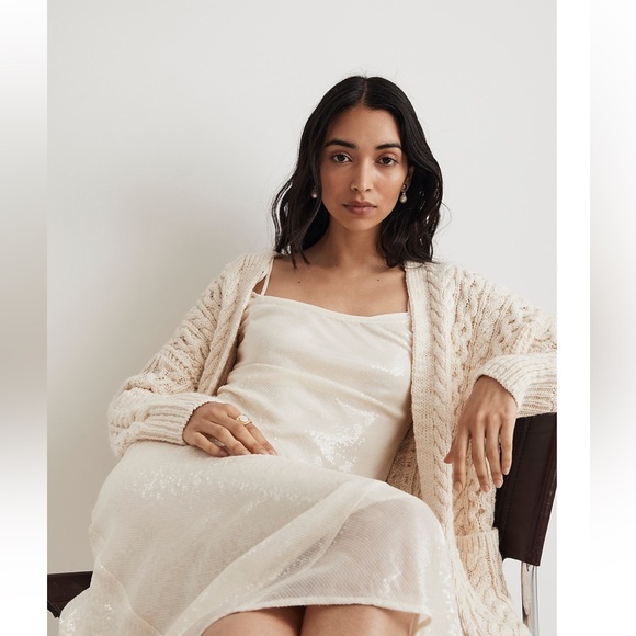 Madewell x Aimee Song Sequin Slip Maxi Dress - Picture 3 of 7